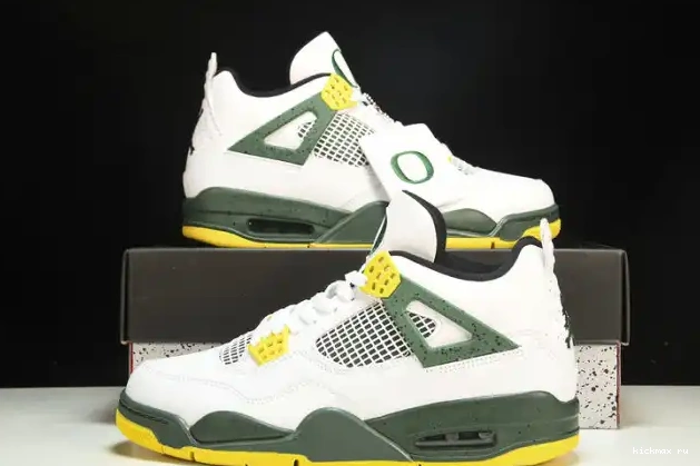 Cheap Kickmax Duckman Jordan Retro 4 Oregon Ducks 257-255275 0510